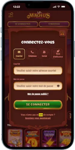 Adresse e-mail enregistrée de Magius