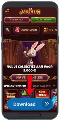Magius downloaden is voltooid