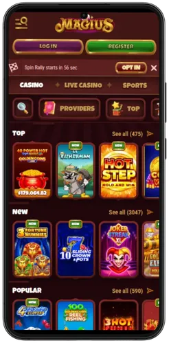 Magius Casino main