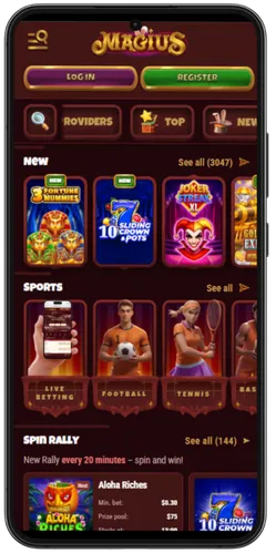 Magius Casino slots
